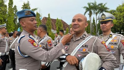 Satlantas Polres Rembang Jalani Gaktiblin, Propam Pastikan Kesiapan Personel Dakam Operasi Zebra Candi 2025