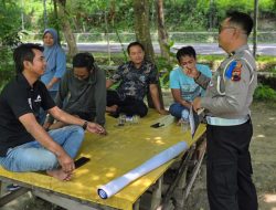 Gencarkan Keselamatan Jalan, Satlantas Rembang Sambangi Komunitas Driver Logistik Landoh