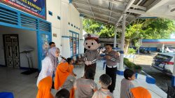 Satlantas Polres Rembang Tanamkan Budaya Tertib Lalu Lintas Sejak Dini Melalui Polsanak TK Al Furqon