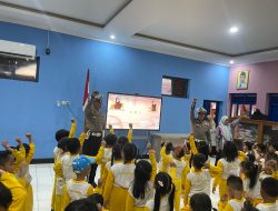 Satlantas Polres Rembang Gelar Polisi Sahabat Anak di TK Kemala Bhayangkari 48