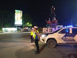 Satlantas Polres Rembang Gelar Patroli Malam untuk Cegah Laka Lantas dan Balap Liar