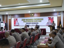 Wakapolres Rembang Pimpin Anev Rutin Gangguan Kamtibmas Bulan November 2025