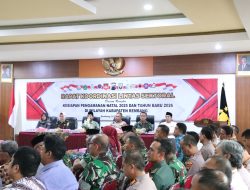 Rakor Lintas Sektoral, Polres Rembang Pastikan Pengamanan Natal dan Tahun Baru Kondusif