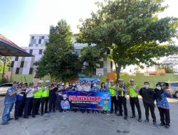 Satlantas Polres Rembang Gelar Ramp Check Angkutan Umum di Terminal Rembang