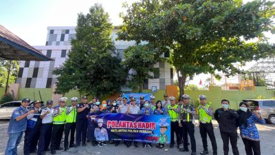 Satlantas Polres Rembang Gelar Ramp Check Angkutan Umum di Terminal Rembang